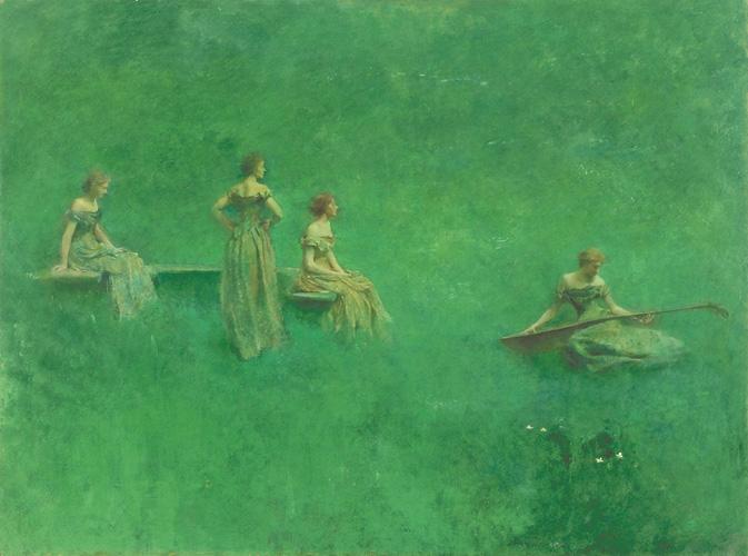 Thomas Dewing The Lute